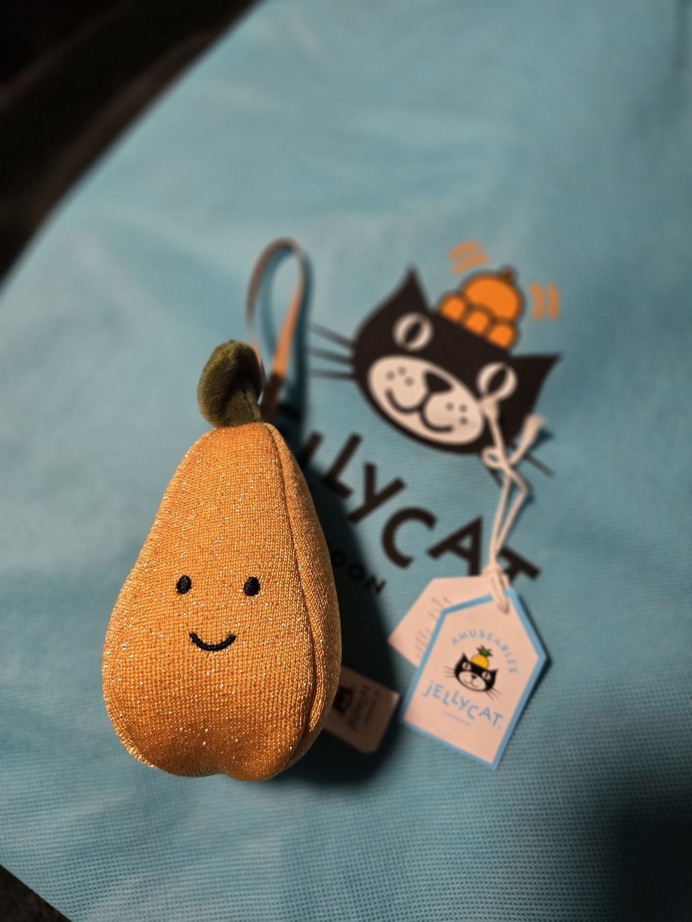 Jellycat Festive Folly Pear Ornament
